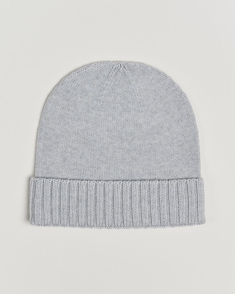 Hombres | Eton Wool Beanie Light Grey | Eton | Wool Beanie Light Grey