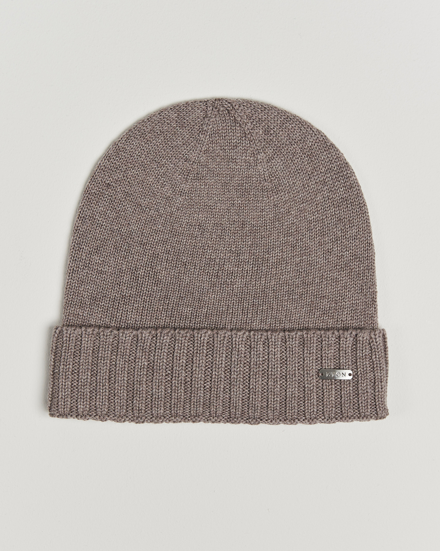 Hombres | Eton Wool Beanie Beige | Eton | Wool Beanie Beige