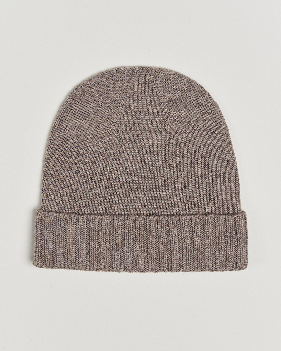 Hombres | Eton Wool Beanie Beige | Eton | Wool Beanie Beige