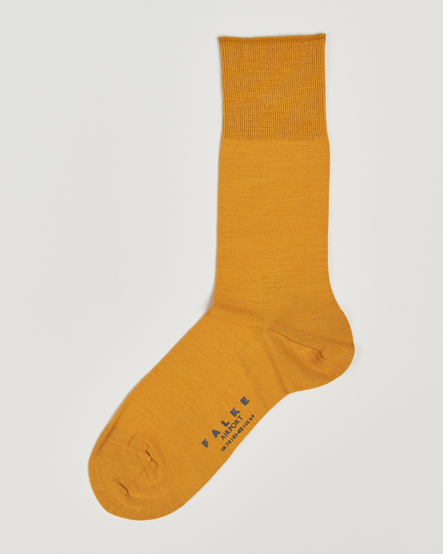 Hombres | Ropa interior y calcetines | Falke | Airport Socks Amber Yellow