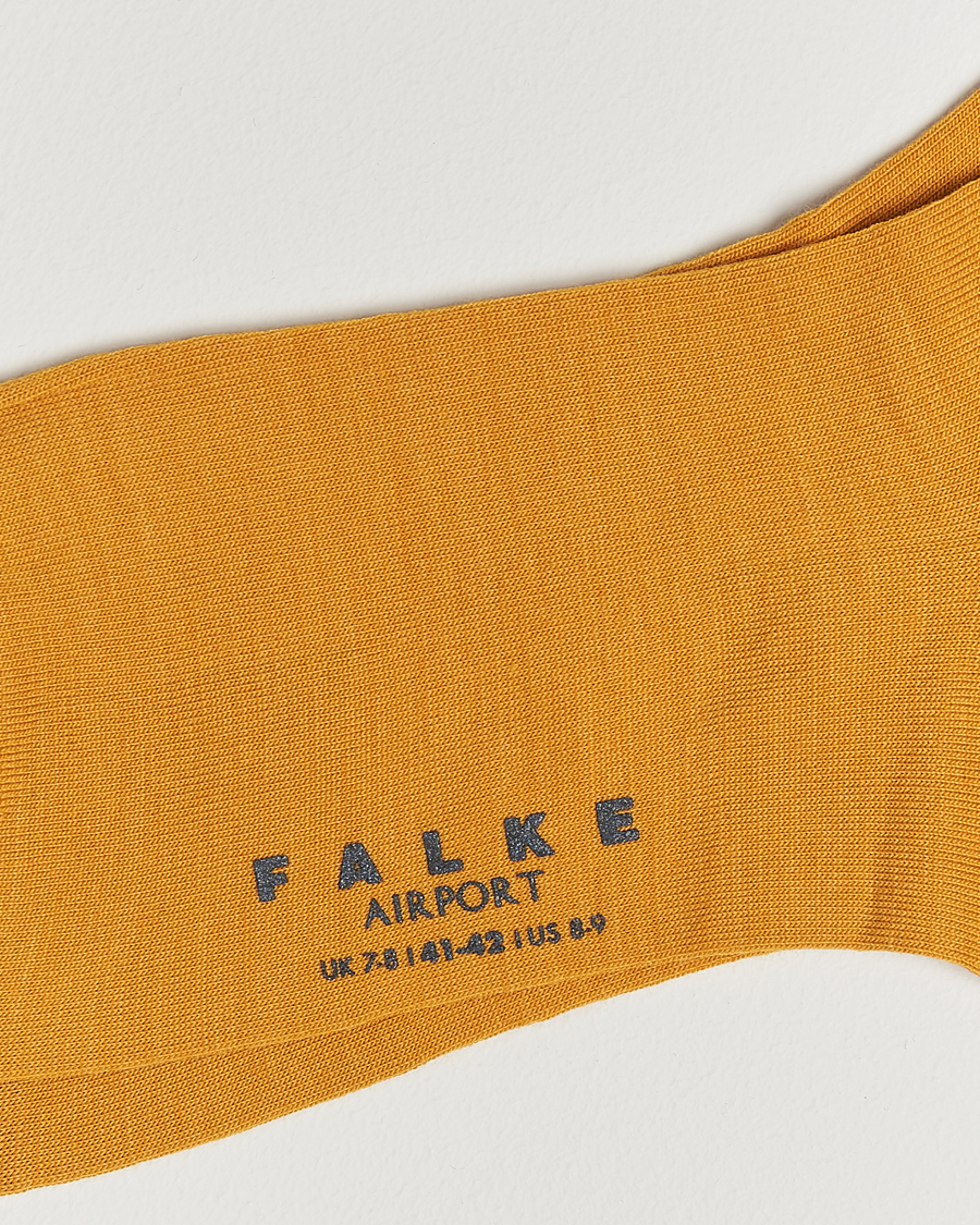 Hombres | Ropa interior y calcetines | Falke | Airport Socks Amber Yellow