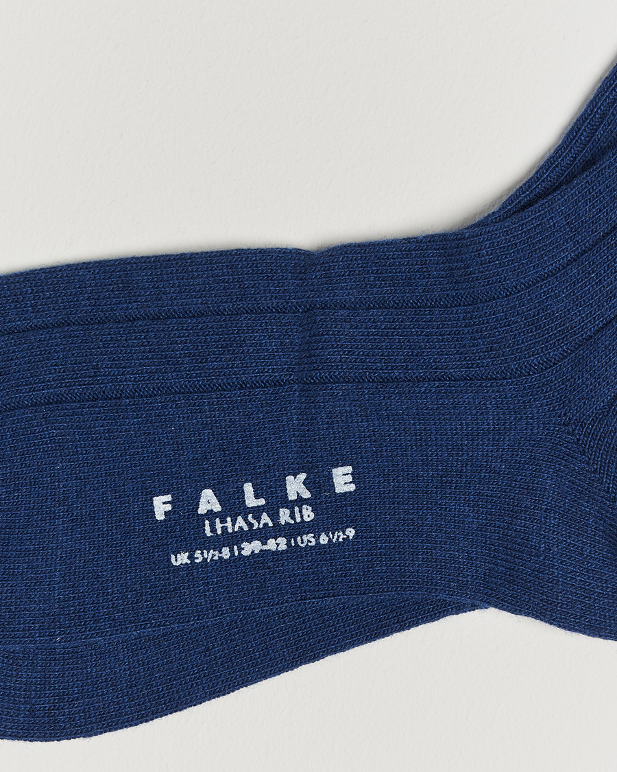 Hombres | Ropa interior y calcetines | Falke | Lhasa Cashmere Socks Royal Blue