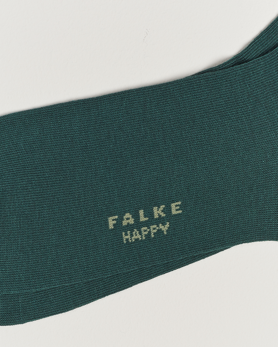 Hombres | Ropa interior y calcetines | Falke | Happy 2-Pack Cotton Socks Hunter Green