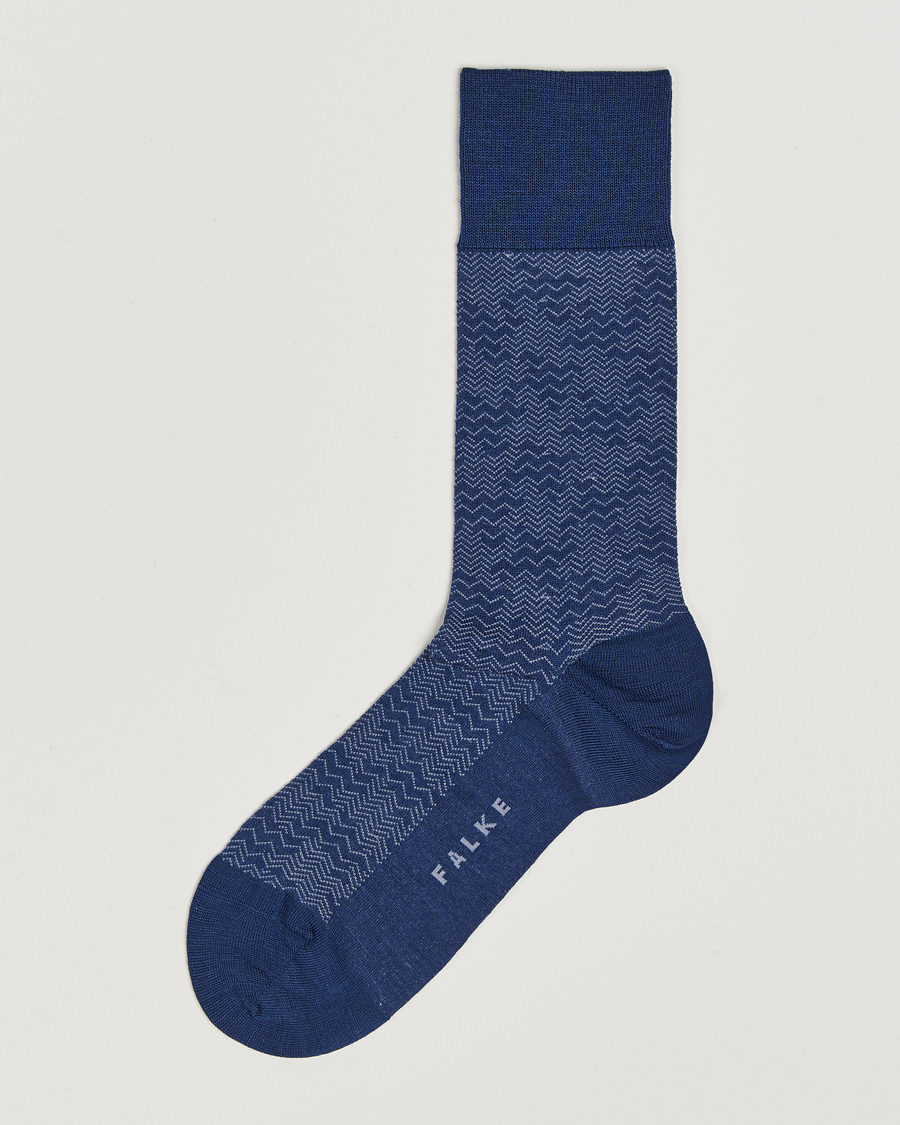 Hombres | Ropa interior y calcetines | Falke | Mighty Nest Wool/Cotton Socks Royal Blue