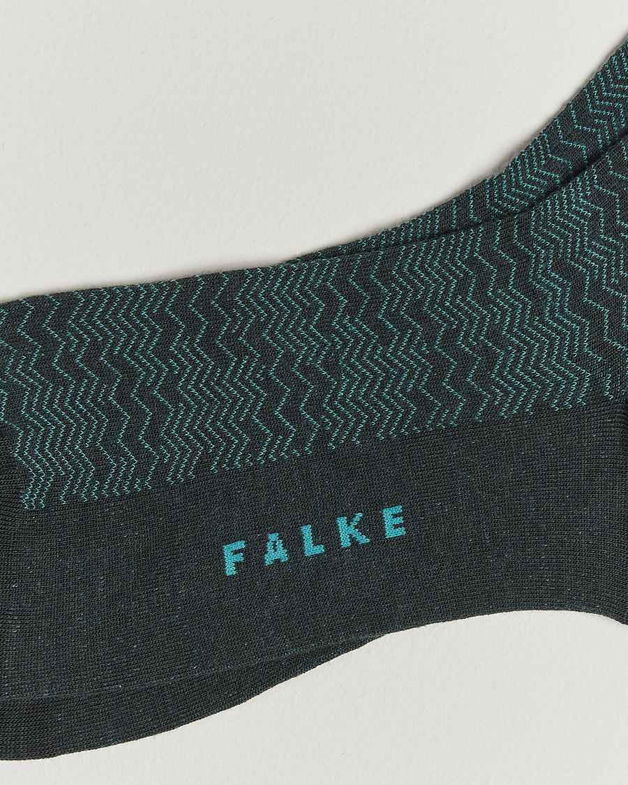 Hombres | Ropa interior y calcetines | Falke | Mighty Nest Wool/Cotton Socks Forest Green