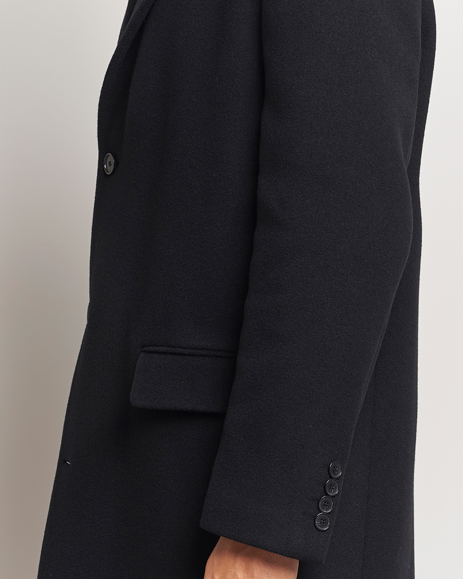 Hombres | Abrigos y chaquetas | Filippa K | Relaxed Wool Coat Black