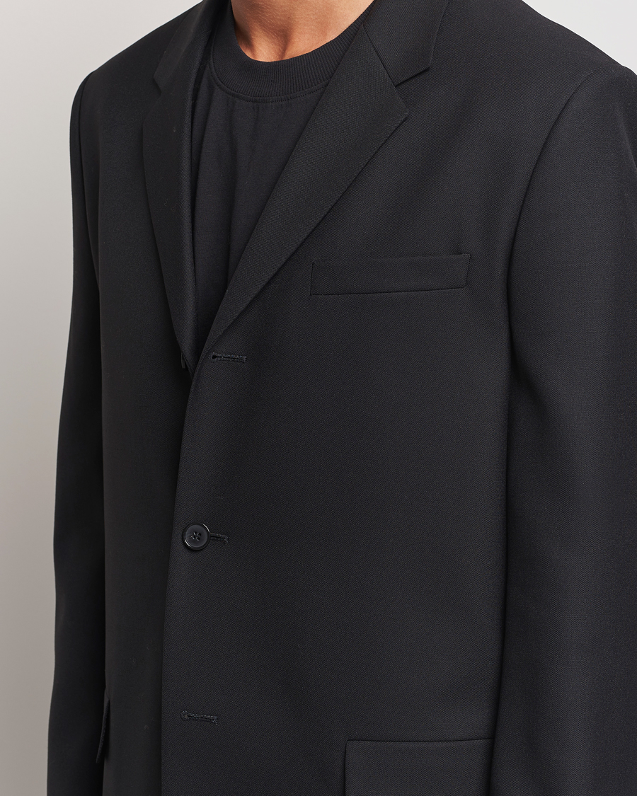 Hombres | Blazers | Filippa K | Wool Blend Blazer Black