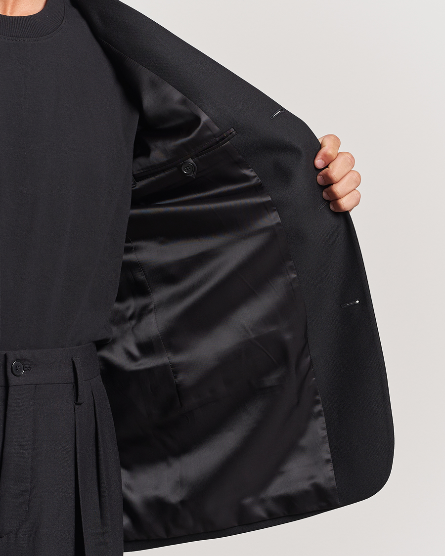 Hombres | Blazers | Filippa K | Wool Blend Blazer Black