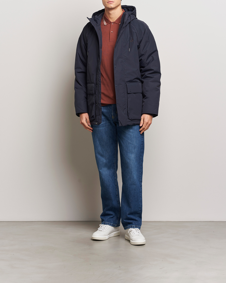 Hombres | Abrigos y chaquetas | Fred Perry | Padded Zip Through Parka Navy