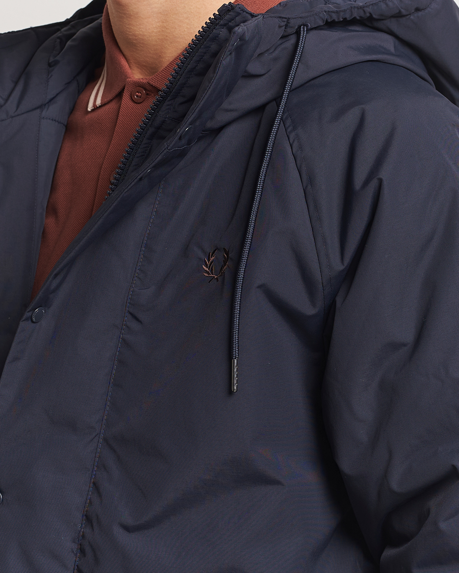 Hombres | Abrigos y chaquetas | Fred Perry | Padded Zip Through Parka Navy