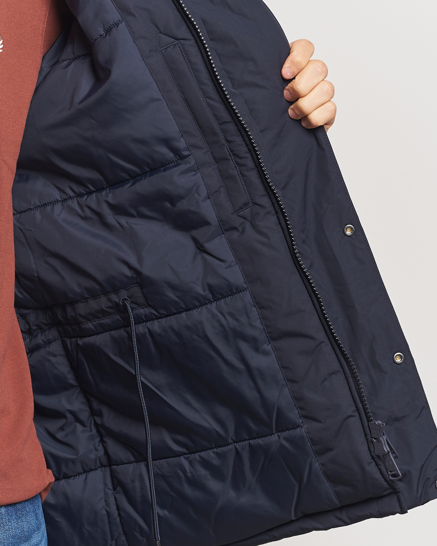 Hombres | Abrigos y chaquetas | Fred Perry | Padded Zip Through Parka Navy