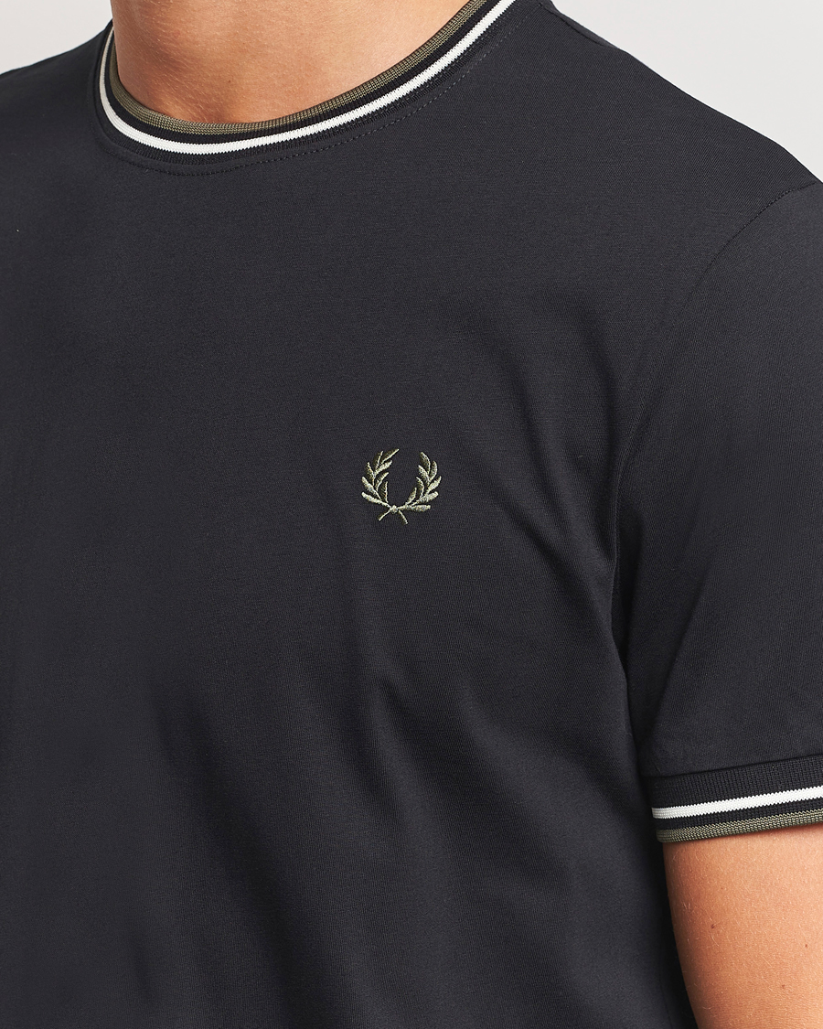 Hombres | Camisetas | Fred Perry | Twin Tipped T-Shirt Black