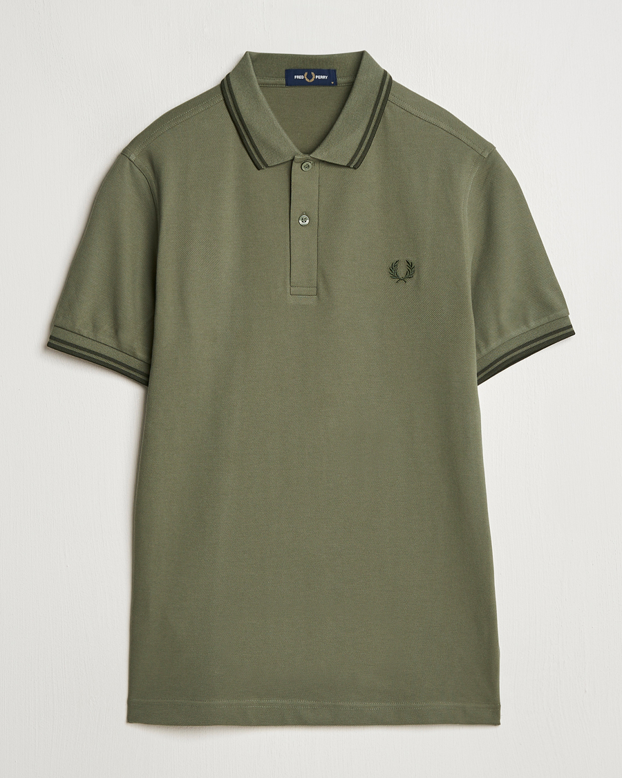 Hombres | Polos | Fred Perry | Twin Tipped Shirt Laurel Green