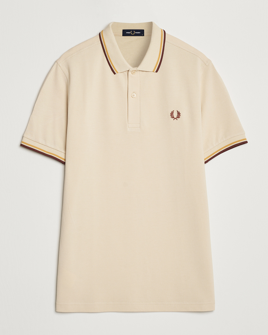 Hombres | Polos | Fred Perry | Twin Tipped Shirt Oatmeal