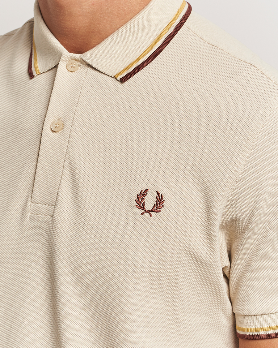 Hombres | Polos | Fred Perry | Twin Tipped Shirt Oatmeal
