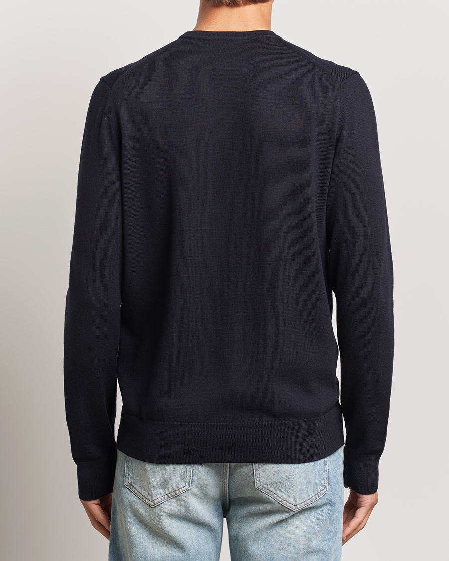 Hombres | Jerséis y prendas de punto | Fred Perry | Classic Crew Neck Jumper Navy
