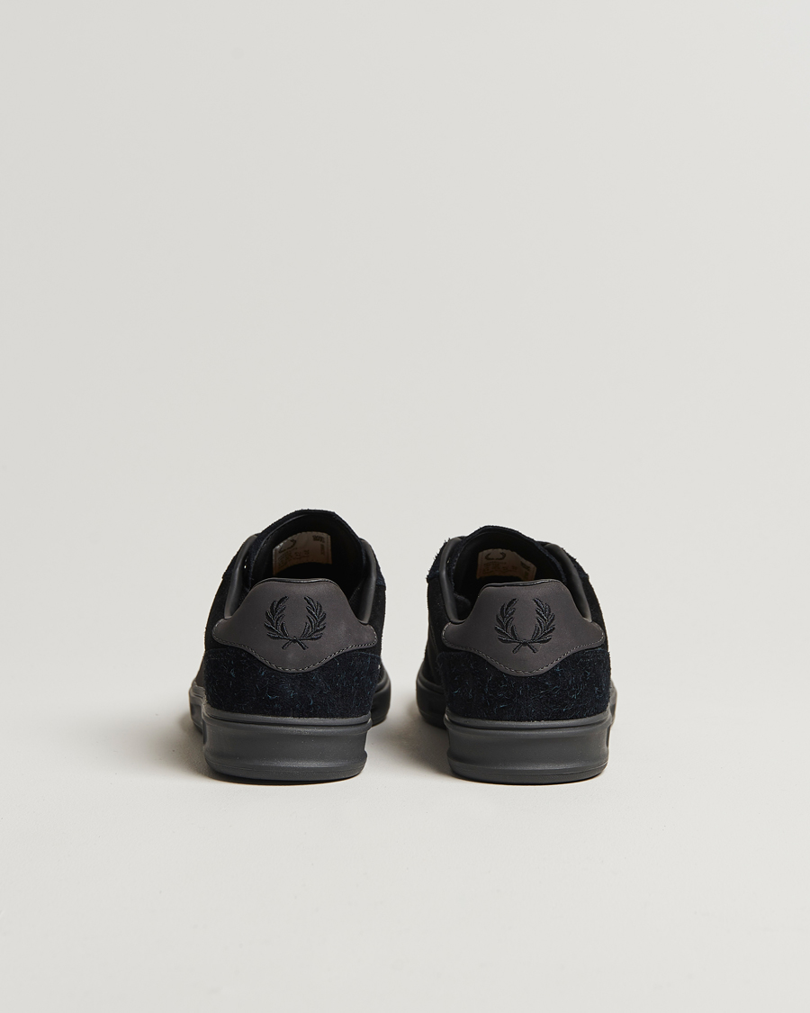 Hombres | Fred Perry B4 Suede Sneaker Black | Fred Perry | B4 Suede Sneaker Black
