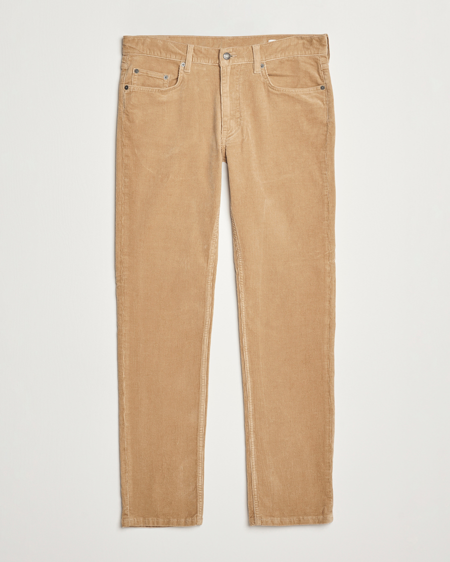 Hombres | Pantalones | Gant | Cord 5-Pocket Jeans Dark Khaki