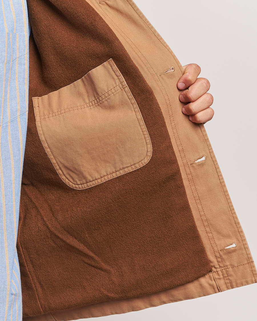 Hombres | Abrigos y chaquetas | Gant | Cotton Work Jacket Roasted Walnut