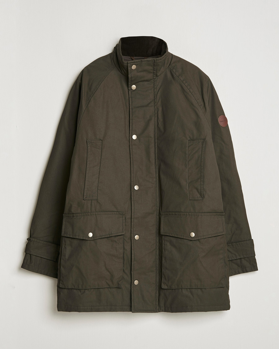 Hombres | Abrigos y chaquetas | Gant | Double Decker Jacket Dark Sage
