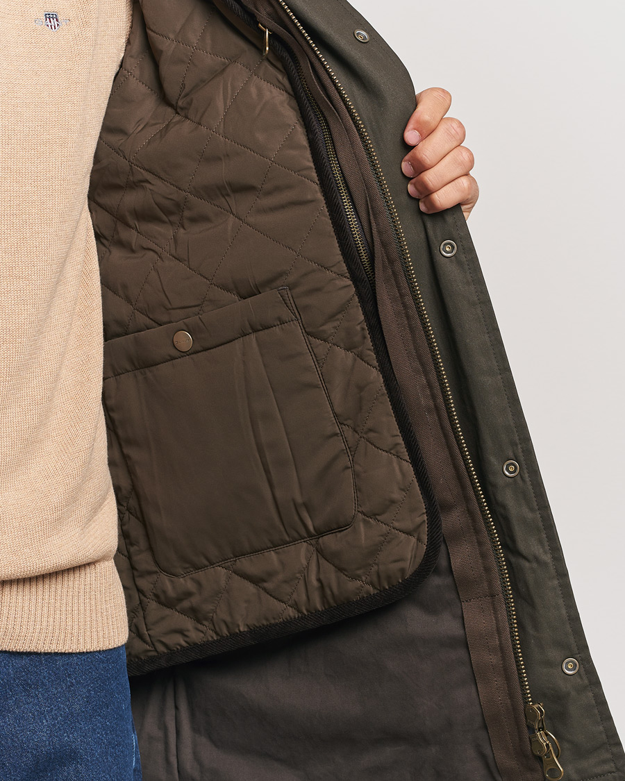 Hombres | Abrigos y chaquetas | Gant | Double Decker Jacket Dark Sage