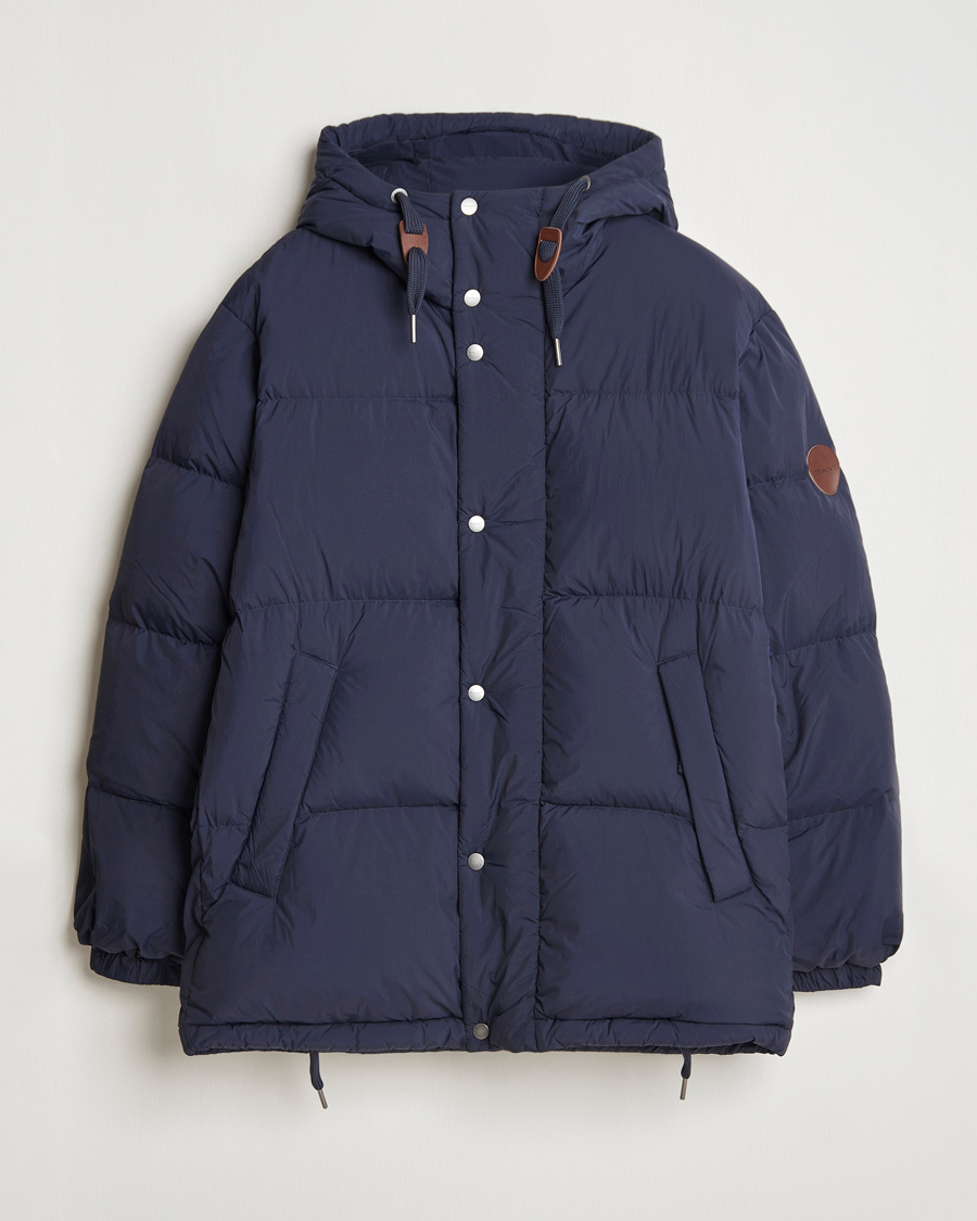 Hombres | Abrigos y chaquetas | GANT | Expedition Down Puffer Evening Blue