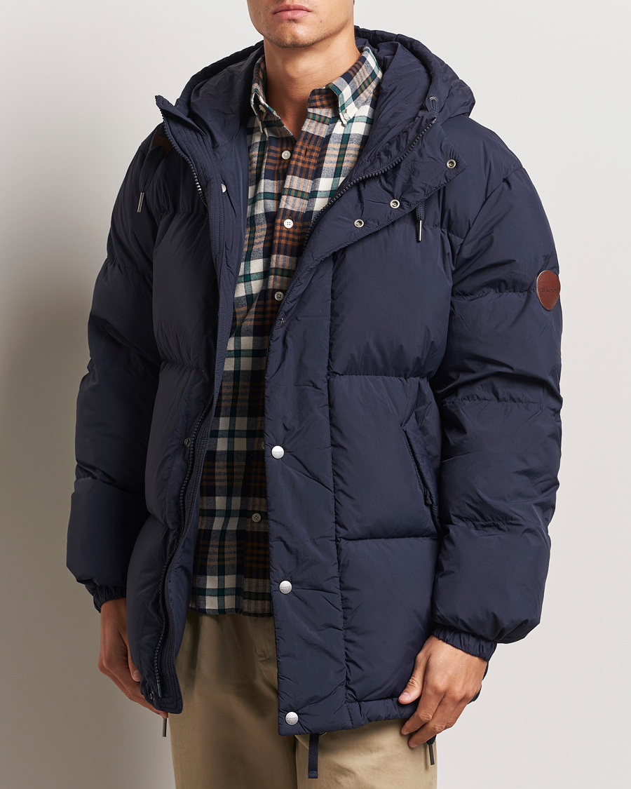 Hombres | Abrigos y chaquetas | GANT | Expedition Down Puffer Evening Blue