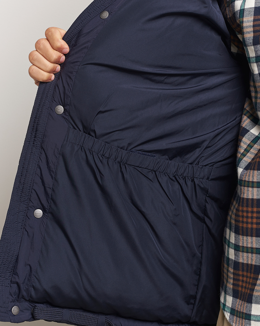 Hombres | Abrigos y chaquetas | GANT | Expedition Down Puffer Evening Blue