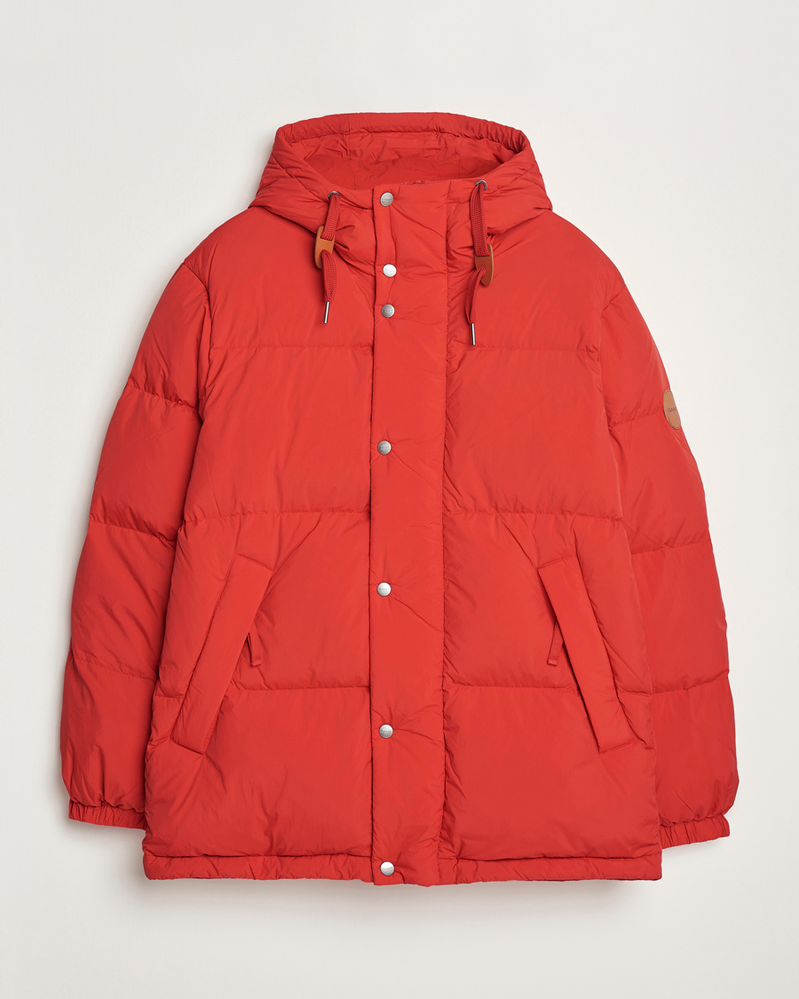 Hombres | Abrigos y chaquetas | GANT | Expedition Down Puffer Ruby Red