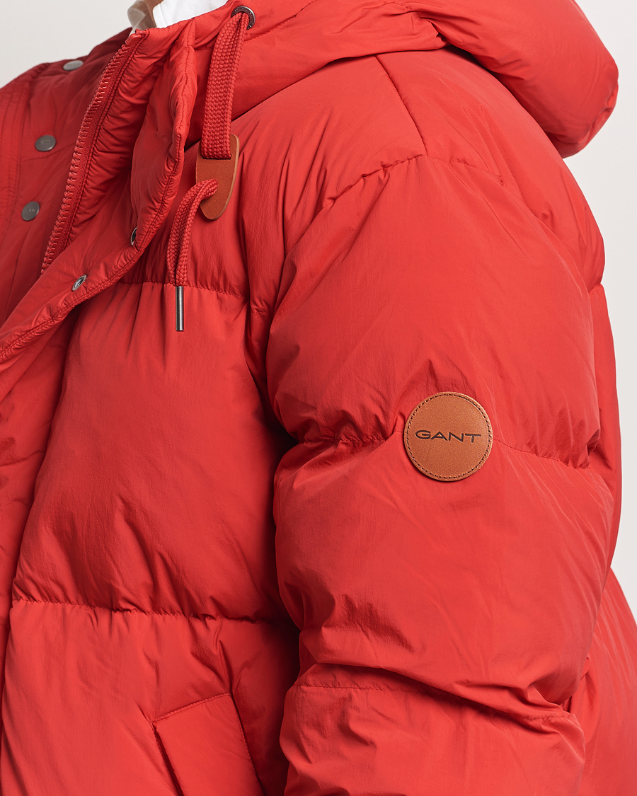 Hombres | Abrigos y chaquetas | GANT | Expedition Down Puffer Ruby Red