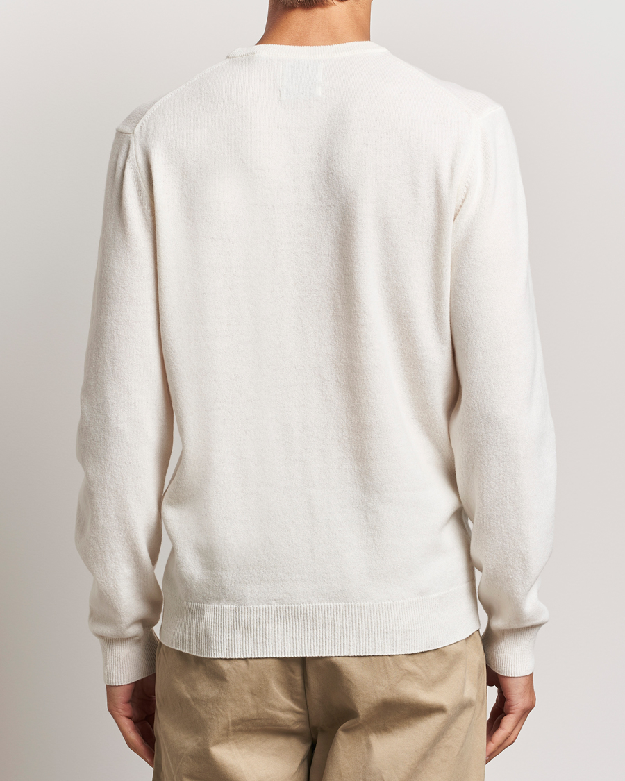 Hombres | Jerséis y prendas de punto | GANT | Lambswool Crew Neck Pullover Cream
