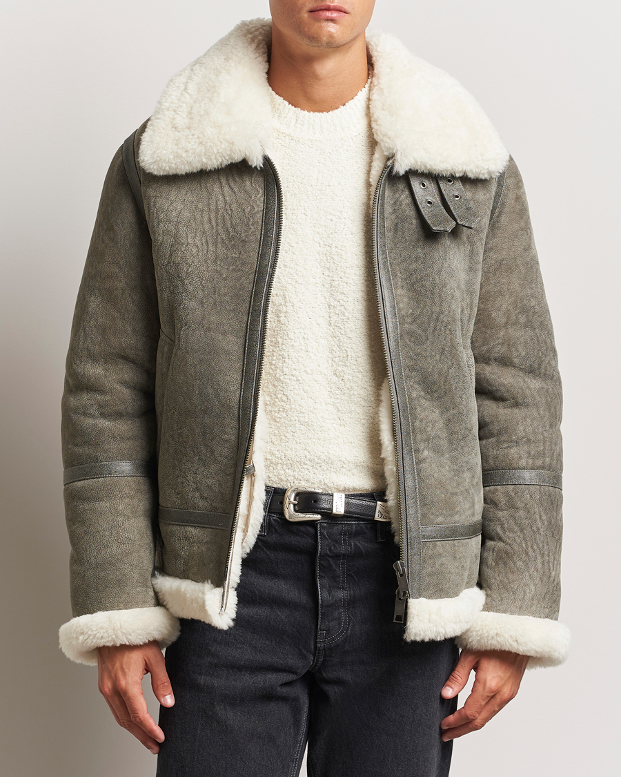 Hombres | Abrigos y chaquetas | Gant | Shearling Jacket Desert Brown