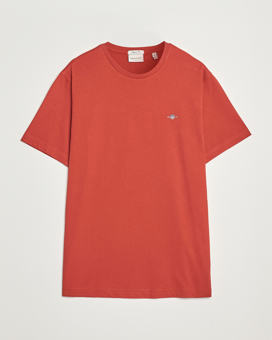 Hombres | Camisetas | GANT | The Original T-Shirt Iron Red