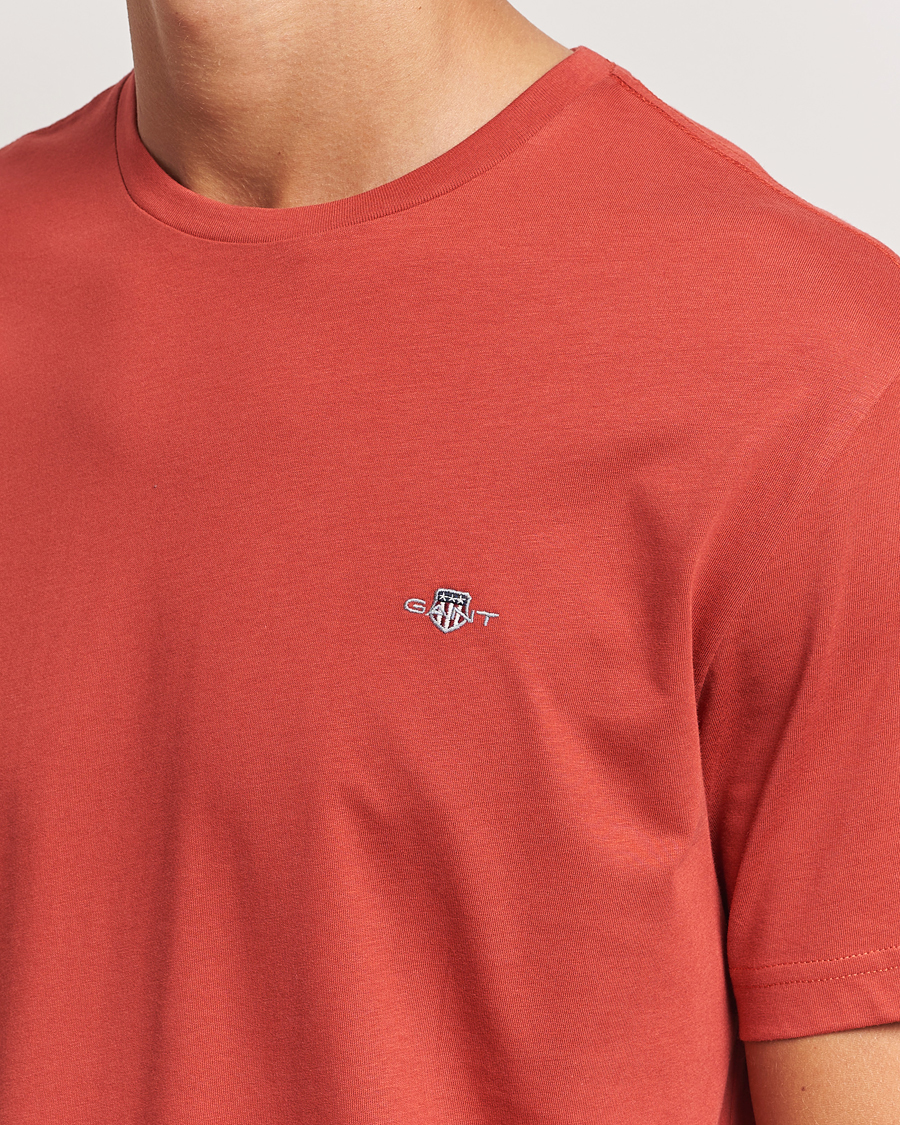 Hombres | Camisetas | GANT | The Original T-Shirt Iron Red
