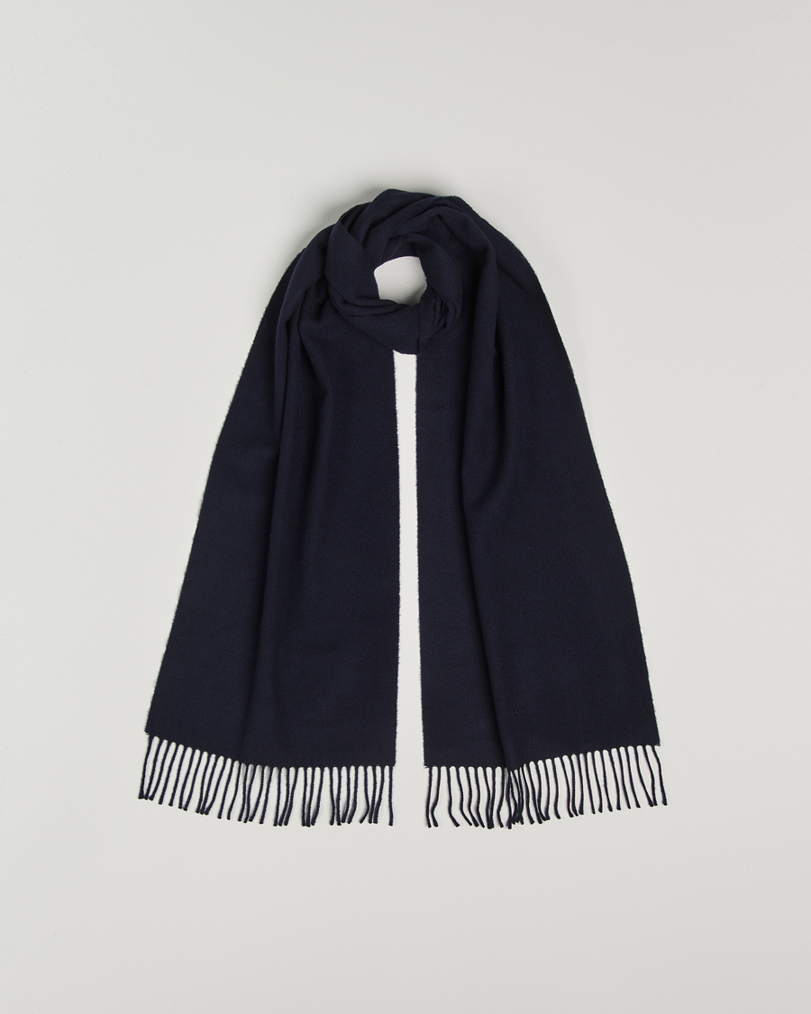 Hombres | Bufandas | GANT | Wool Scarf Evening Blue