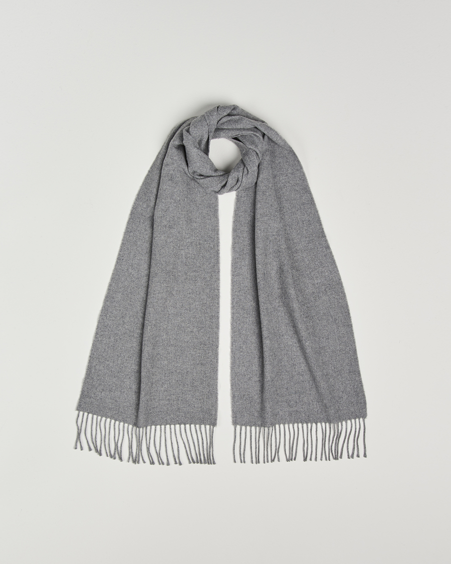 Hombres | GANT Wool Scarf Grey Melange | Gant | Wool Scarf Grey Melange