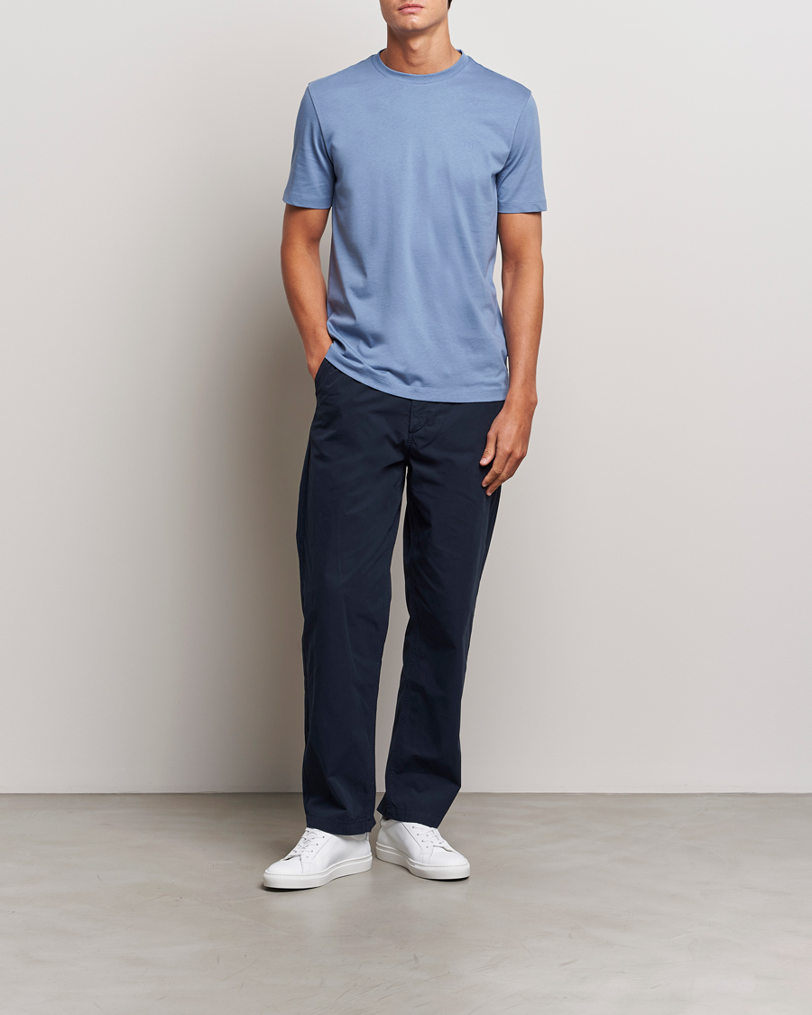 Hombres | Camisetas | BOSS BLACK | Thompson T-Shirt Open Blue