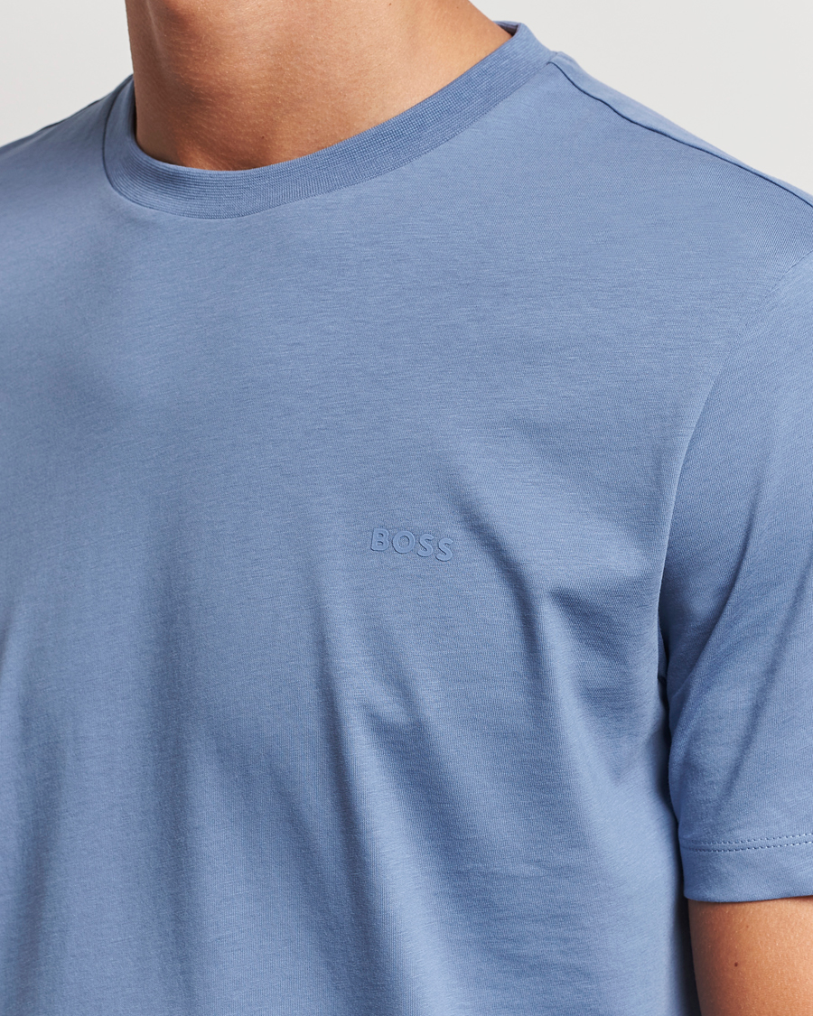 Hombres | Camisetas | BOSS BLACK | Thompson T-Shirt Open Blue