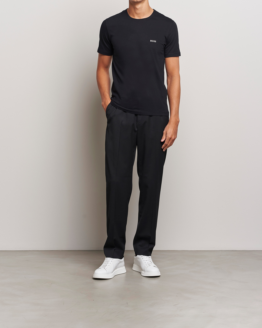 Hombres | Camisetas | BOSS BLACK | 3-Pack Crew Neck T-Shirt White/Grey/Black