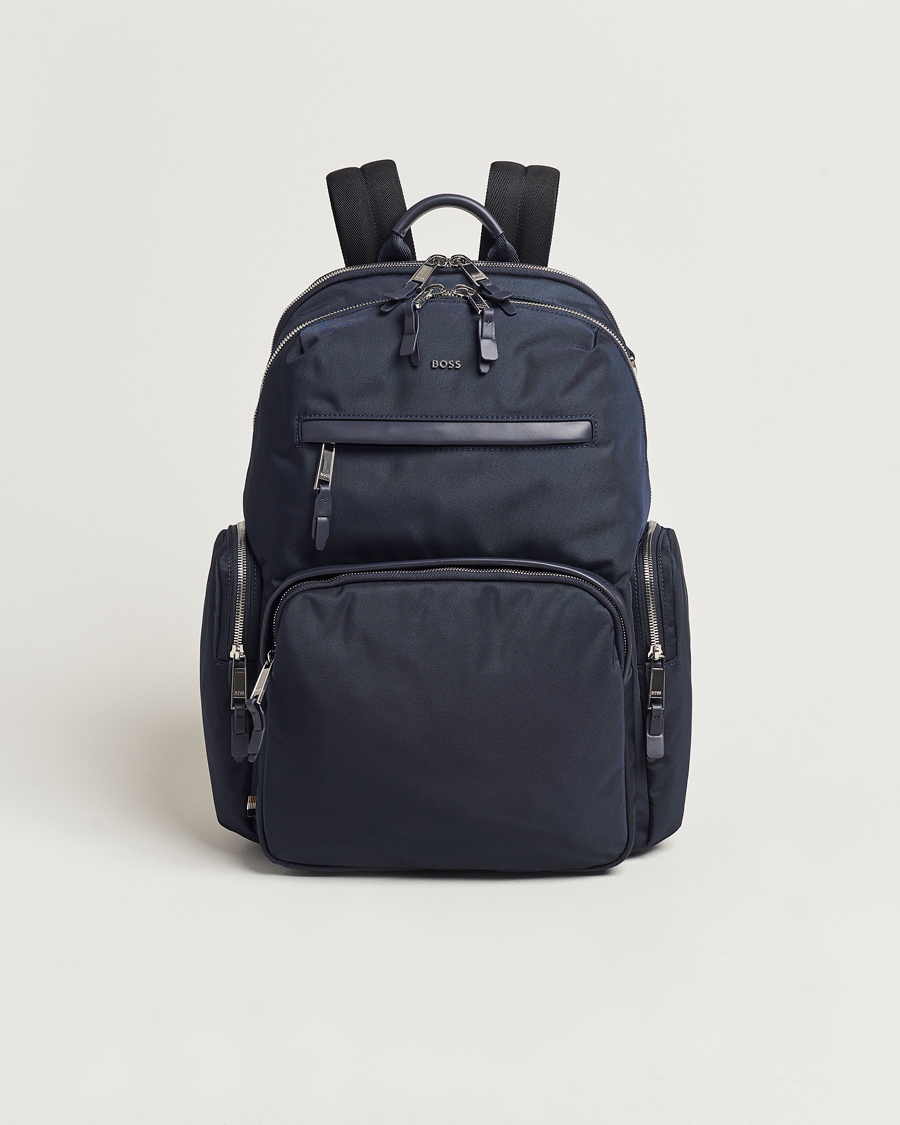 Hombres | BOSS BLACK Highway Backpack Dark Blue | BOSS BLACK | Highway Backpack Dark Blue