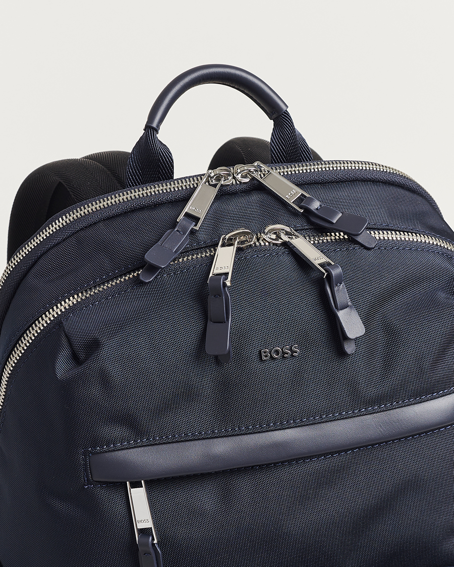 Hombres | BOSS BLACK Highway Backpack Dark Blue | BOSS BLACK | Highway Backpack Dark Blue