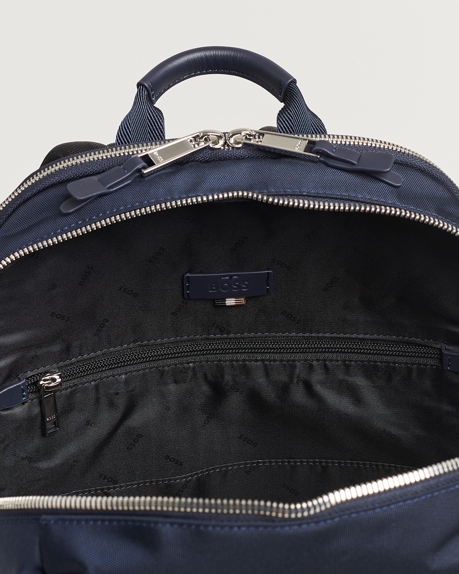 Hombres | BOSS BLACK Highway Backpack Dark Blue | BOSS BLACK | Highway Backpack Dark Blue