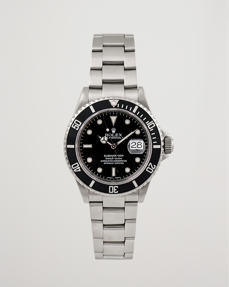 Hombres | Rolex Pre-Owned Submariner 16610 Silver | Rolex Pre-Owned | Submariner 16610 Silver