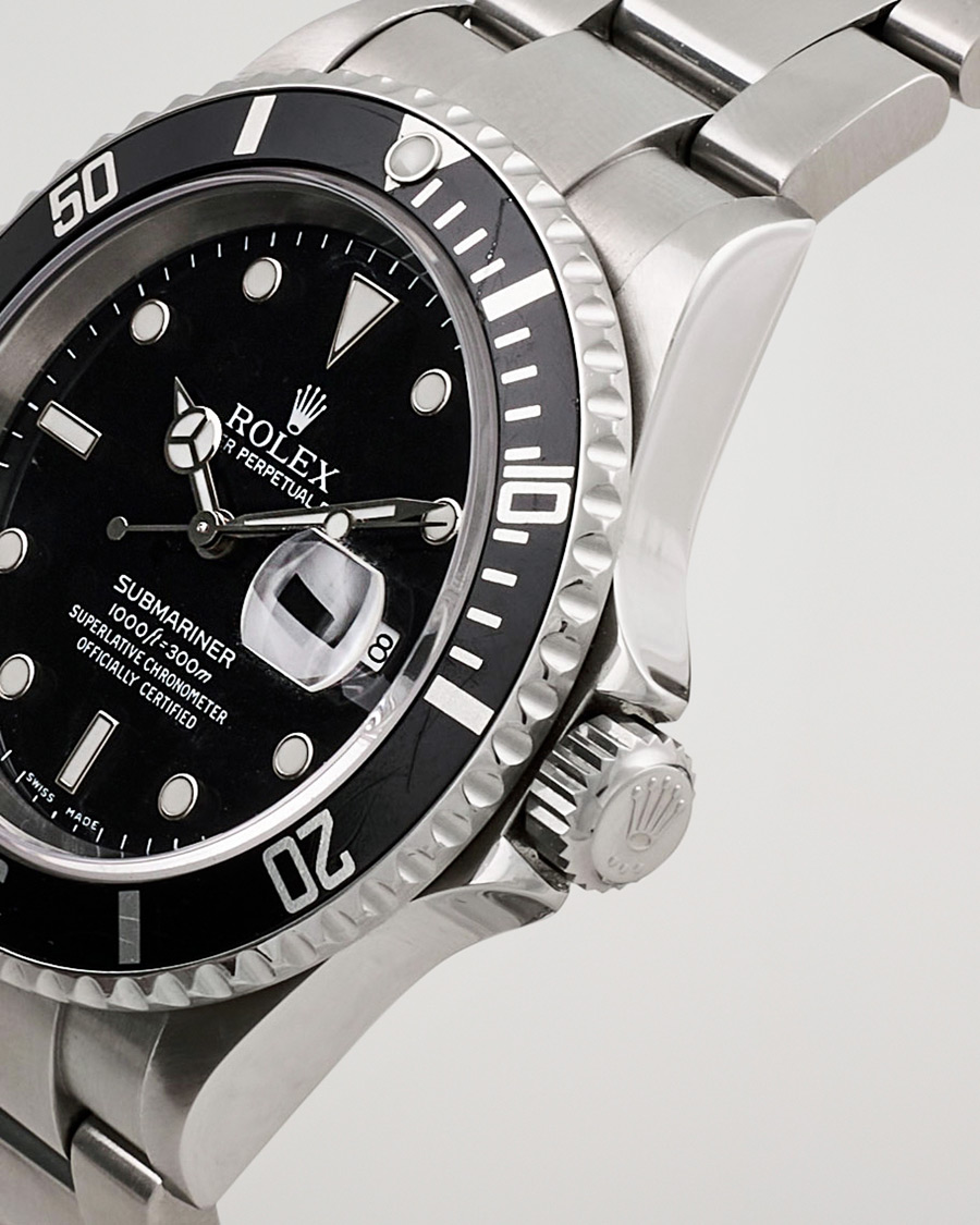 Hombres | Rolex Pre-Owned Submariner 16610 Silver | Rolex Pre-Owned | Submariner 16610 Silver