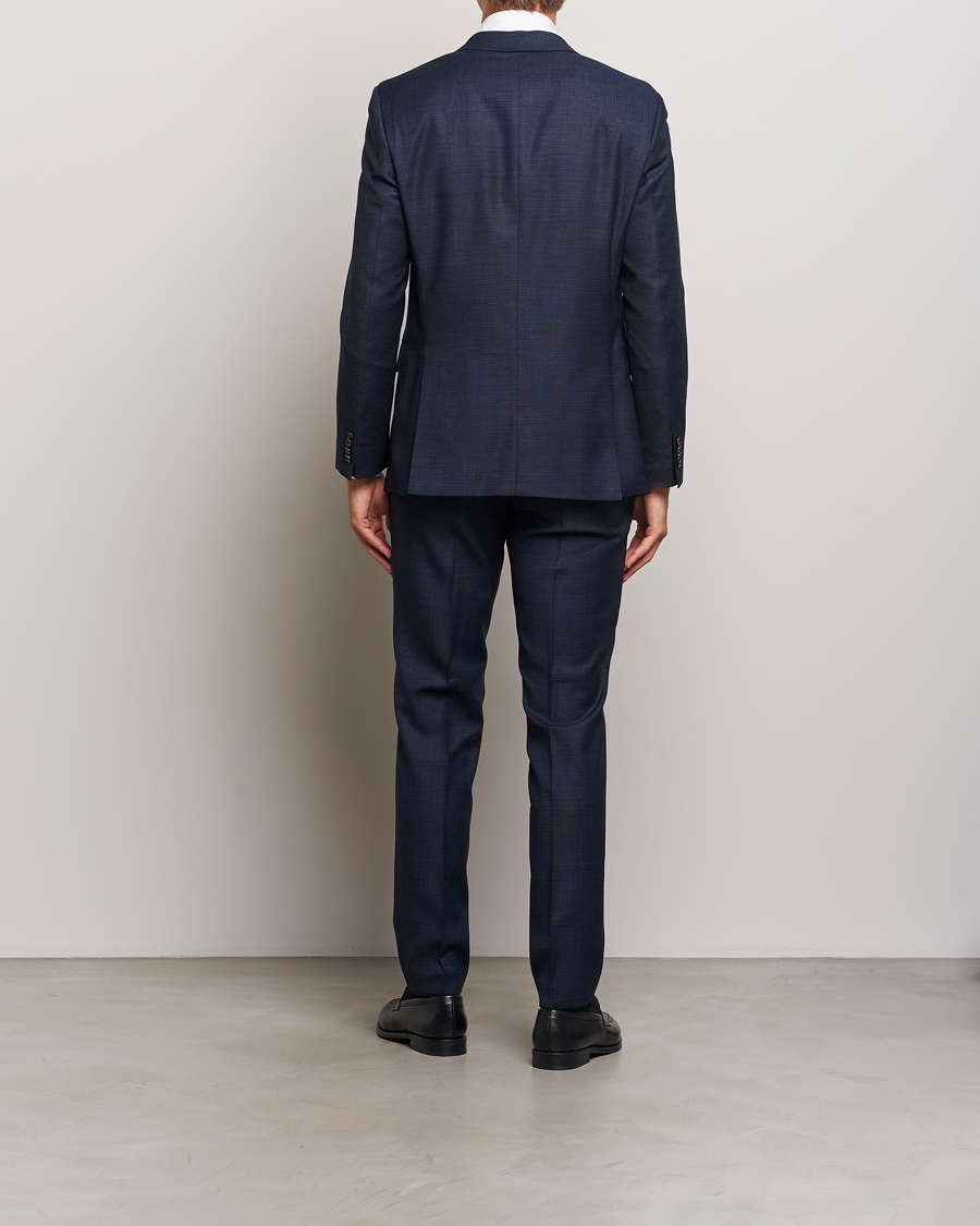 Hombres | Trajes | BOSS BLACK | Huge Wool Suit Open Blue