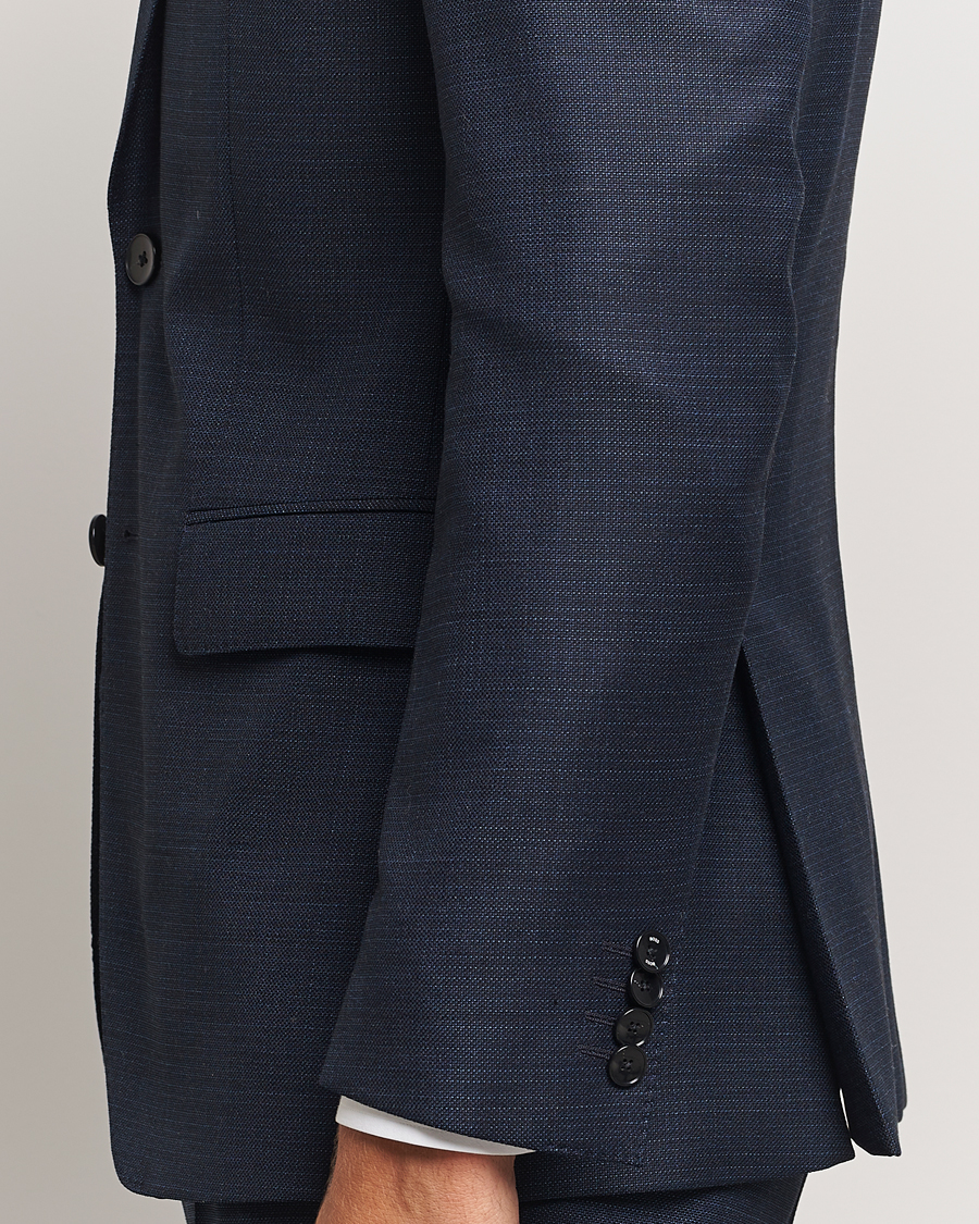 Hombres | Trajes | BOSS BLACK | Huge Wool Suit Open Blue