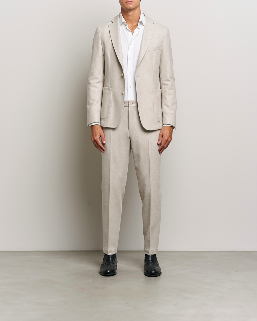 Hombres | Blazers | BOSS BLACK | Hanry Wool Patch Pocket Blazer Open White