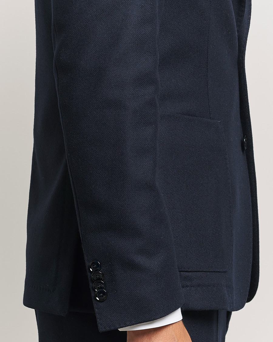 Hombres | Blazers | BOSS BLACK | Hanry Wool Patch Pocket Blazer Dark Blue