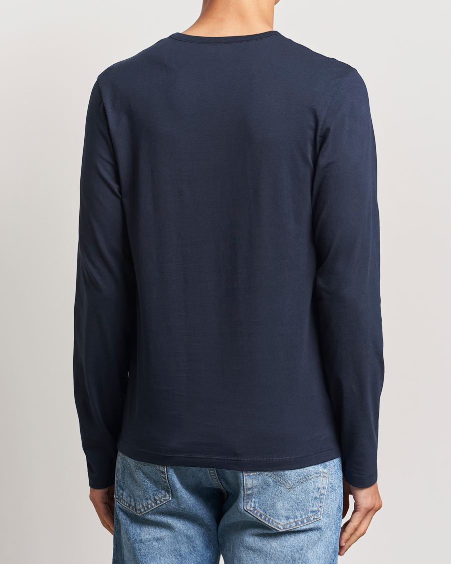 Hombres | Camisetas | BOSS BLACK | 3-Pack Long Sleeve T-Shirt Navy/Green/Black