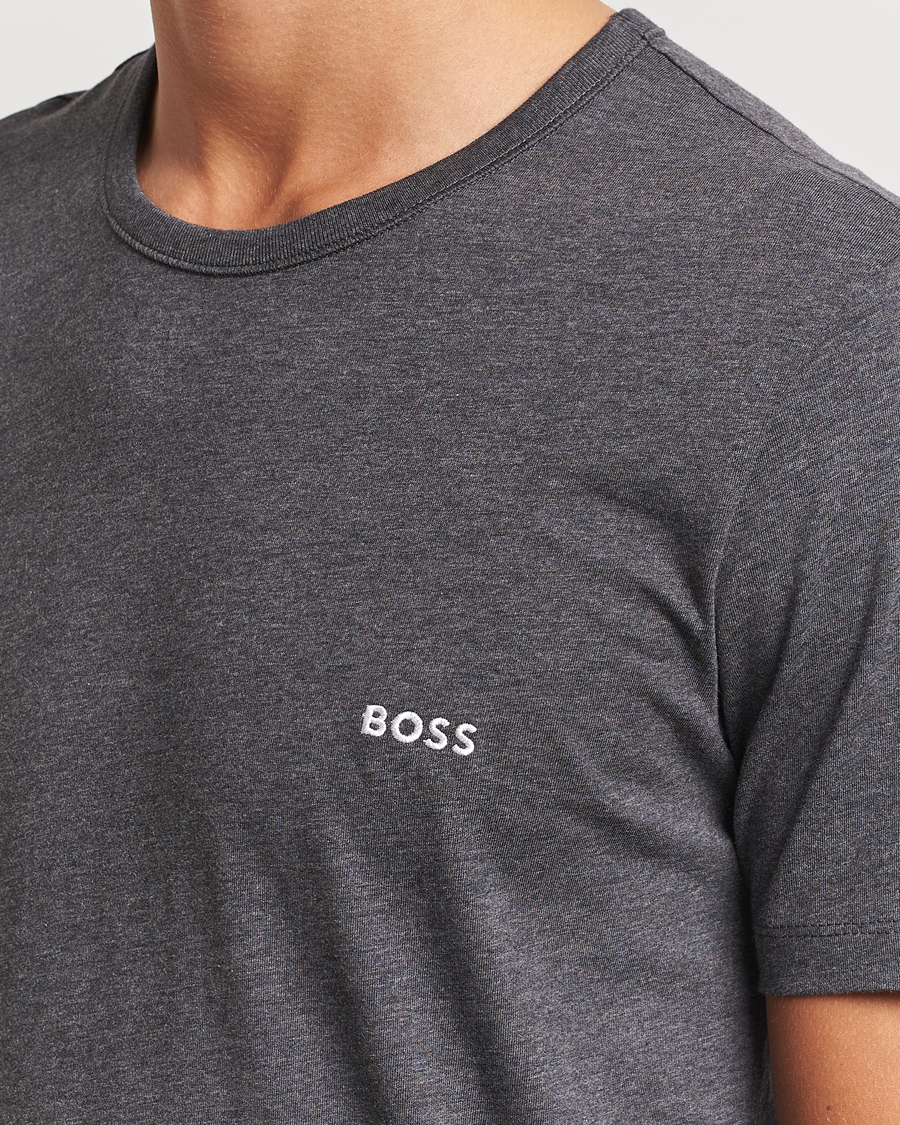Hombres | Camisetas | BOSS BLACK | 3-Pack Crew Neck T-Shirt Grey/White/Navy